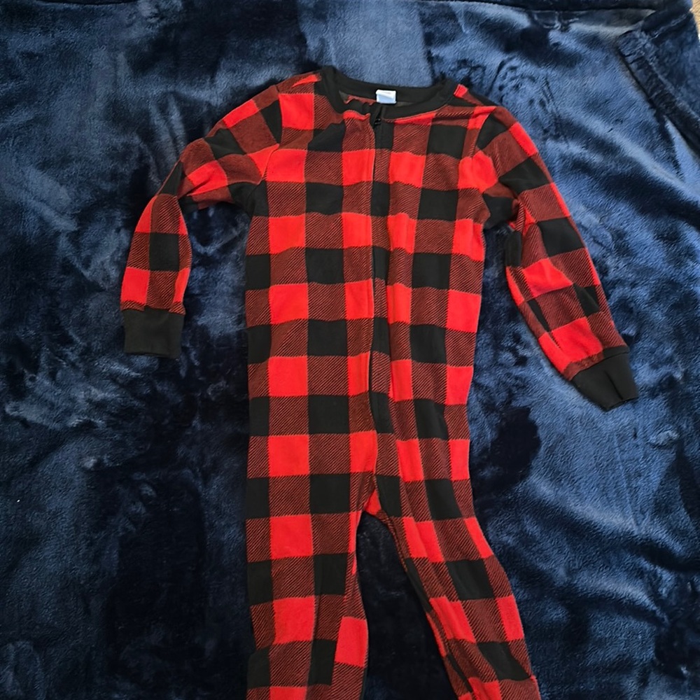 Toddler zip up pajamas